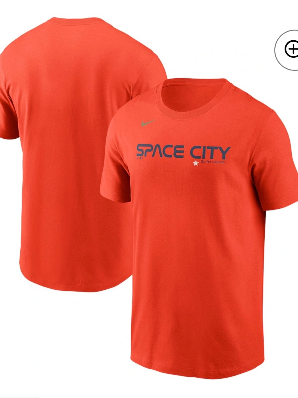 NWT Men's Houston Astros Nike Orange City Connect Wordmark T-Shirt Sz XL
